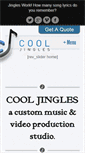 Mobile Screenshot of cooljingles.com